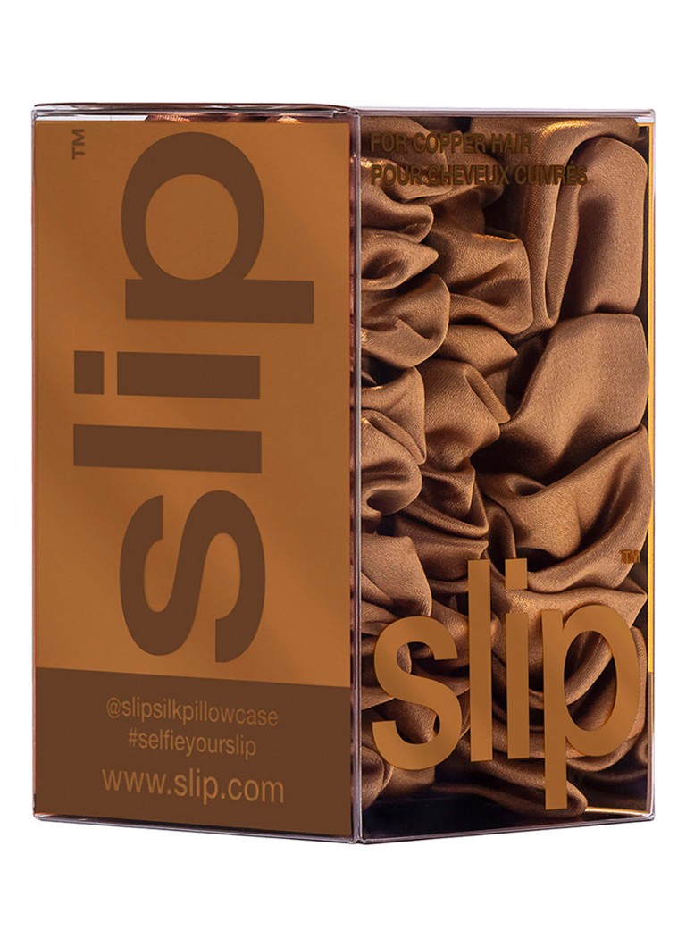 Slip Back To Basics Pure Silk Scrunchies Set - silk hair tie set of 3