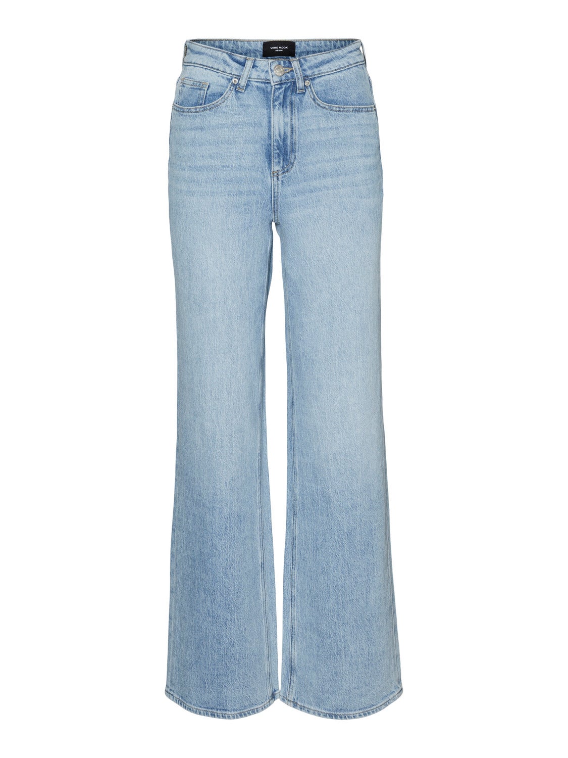 VMTESSA Hohe Taille Weit geschnitten Jeans