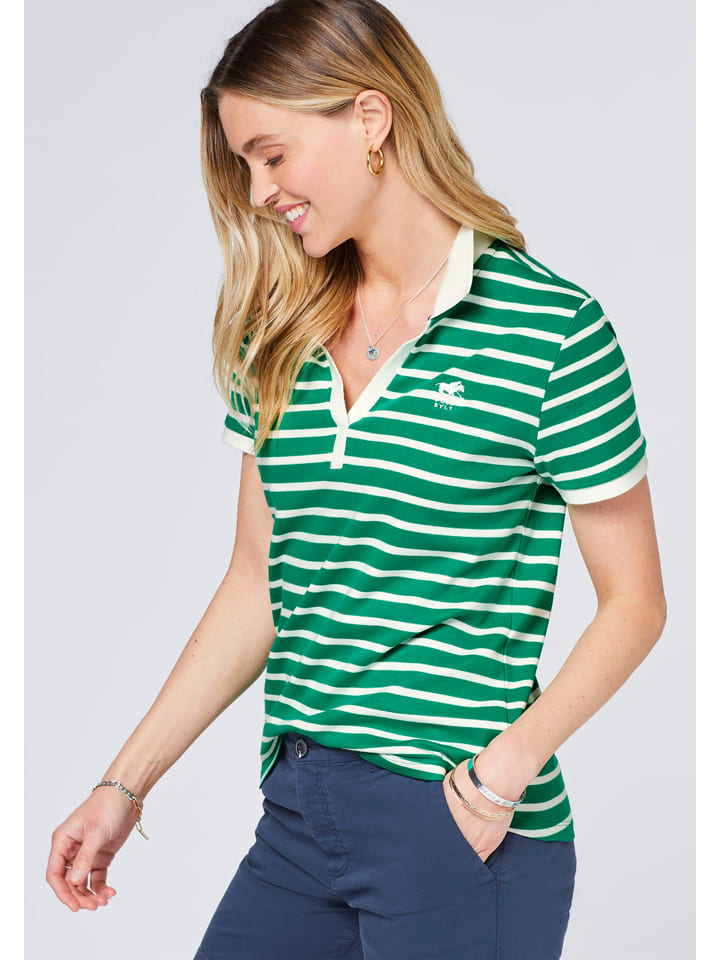 Polo Sylt Poloshirt in Grün günstig kaufen