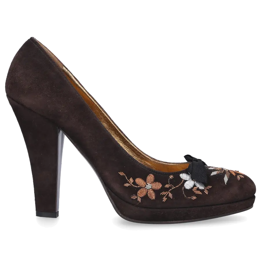 Miu Miu - High Heels Pumps Veloursleder - braun