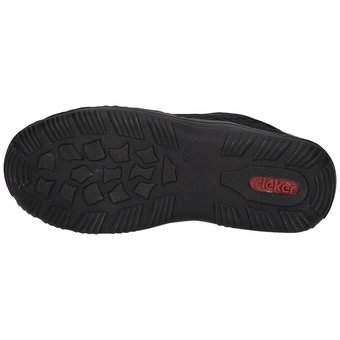 Rieker Slip On Sneaker in schwarz