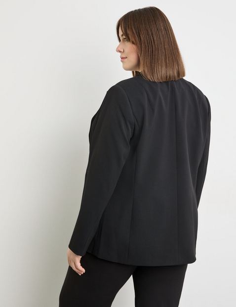 Klassischer Blazer mit Paspeltaschen