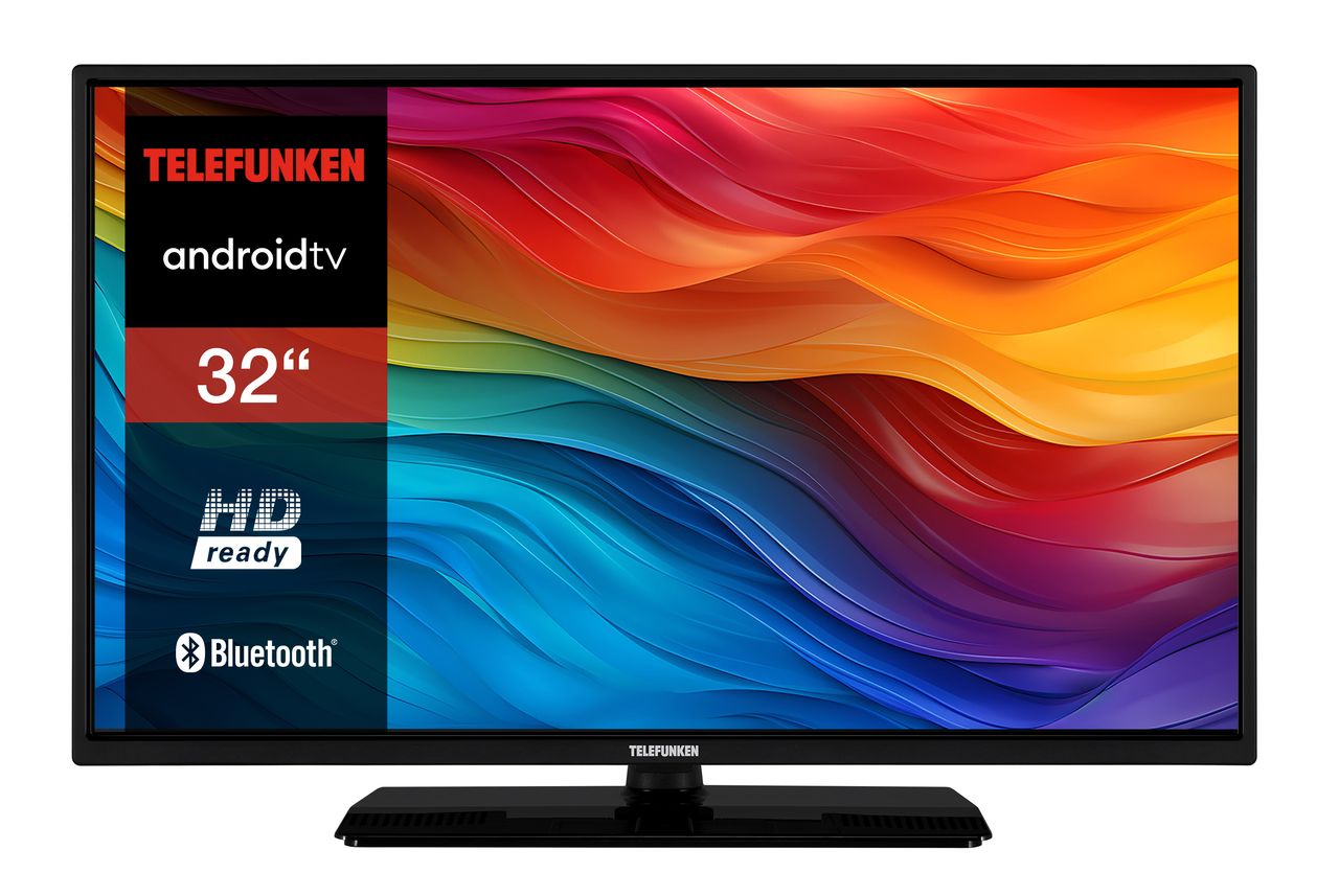 Telefunken Telefunken D32H554X2CWII 32 Zoll Fernseher / Android TV (HD-ready, HDR, Triple-Tuner)