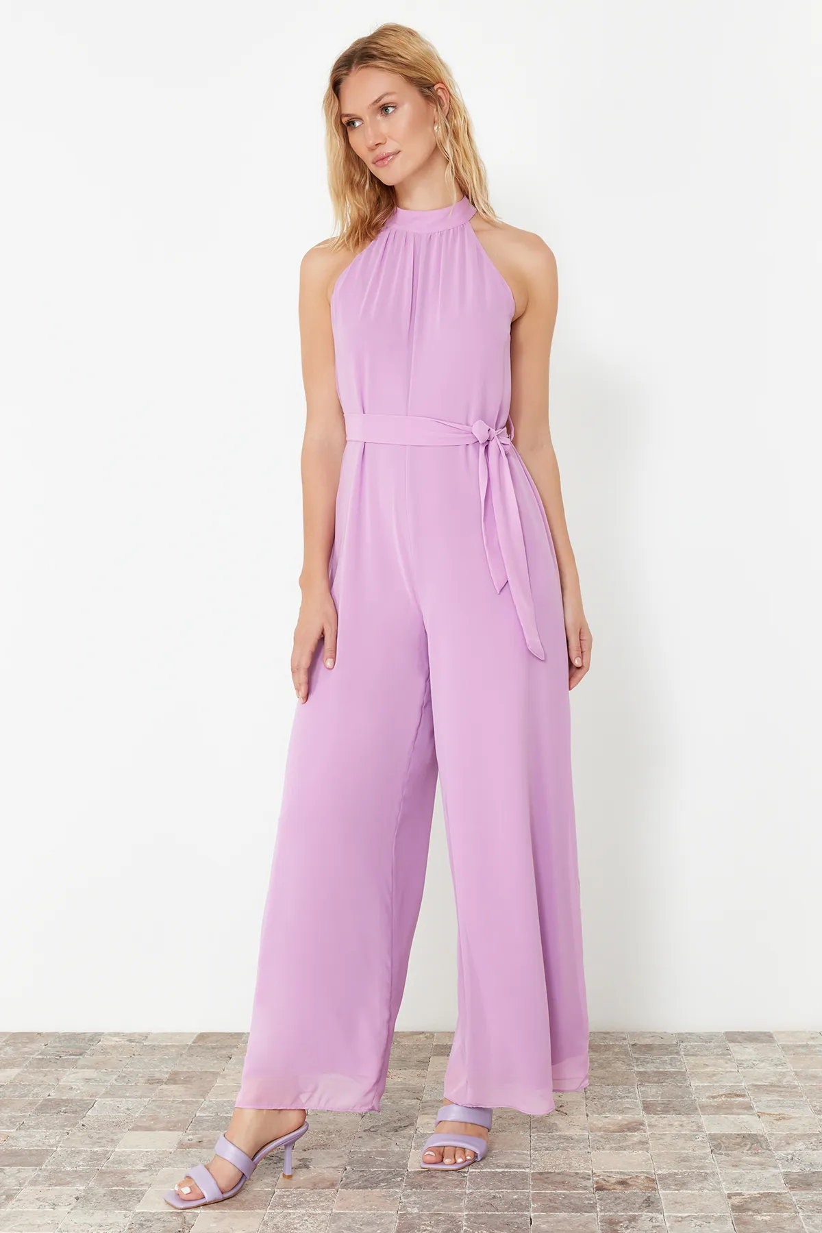 Trendyol Collection  Lilafarbener Overall TWOSS23TU00093