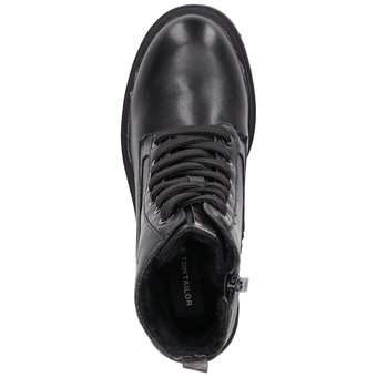 Tom Tailor Schnürstiefelette in schwarz