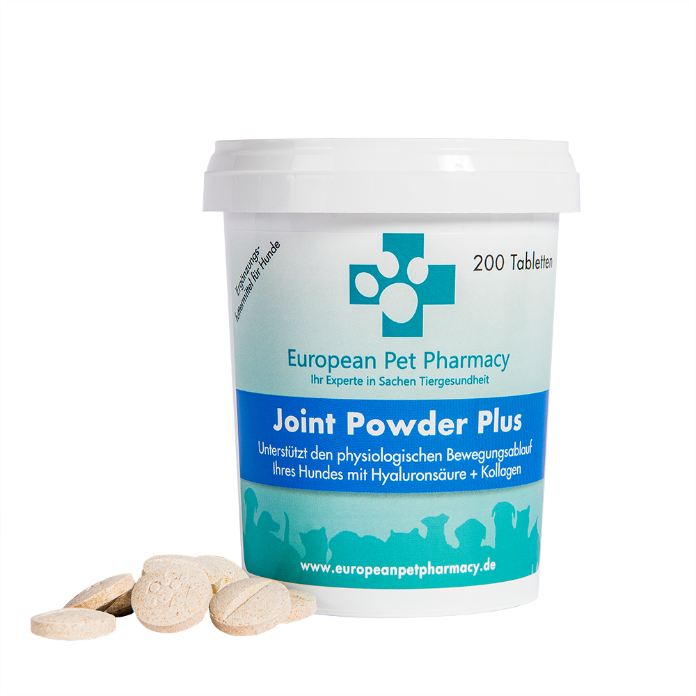 Europeanpetpharmacy Ergänzungsfutter & Aufzucht Europeanpetpharmacy Joint Powder Plus 200 Tabletten
