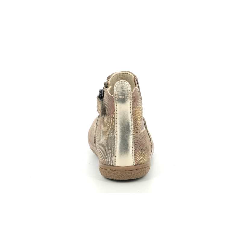Boots cuir Vermillon