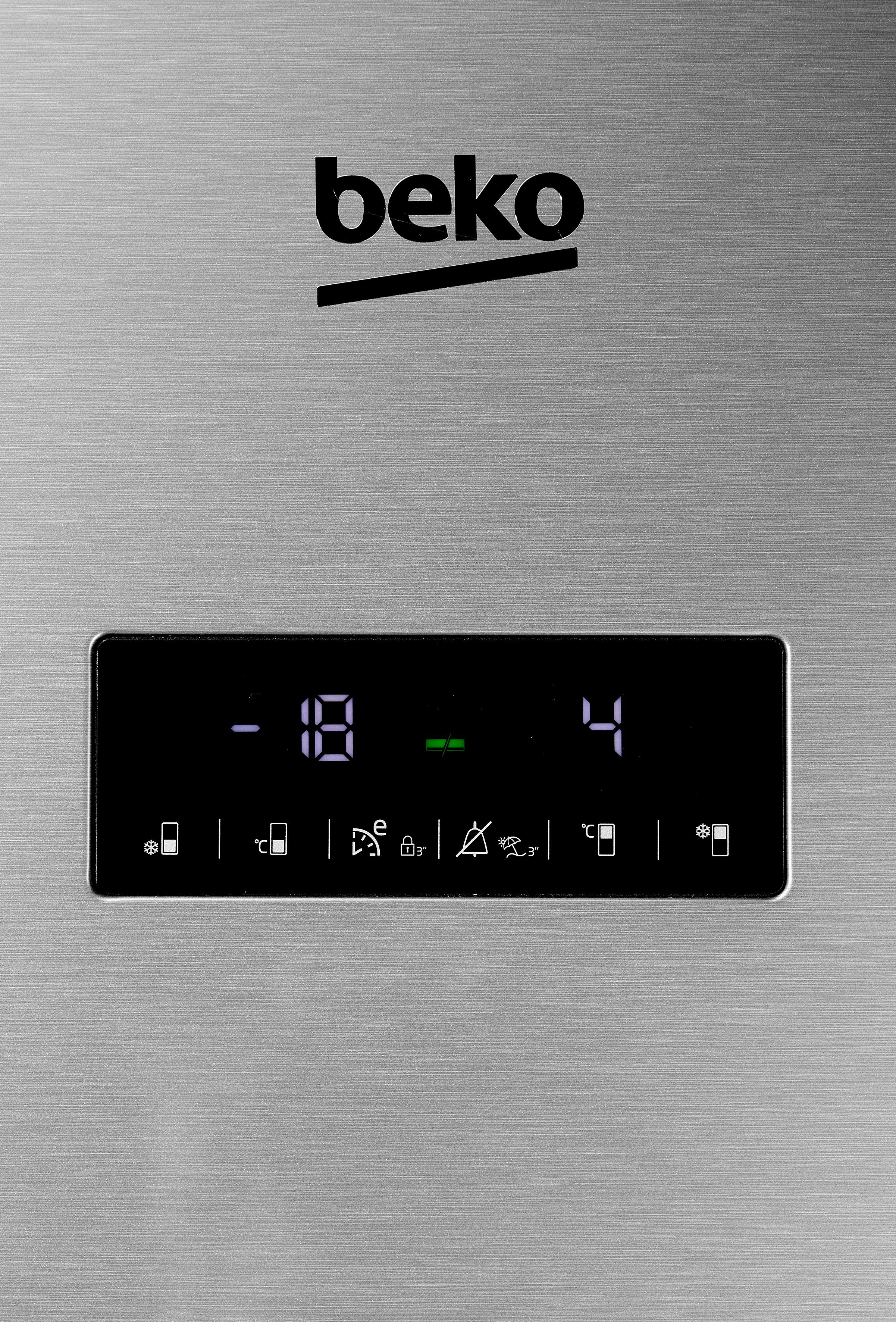 BEKO Kühl-/Gefrierkombination RCNA406EO6XBN, 202,5 cm hoch, 59,5 cm breit, 4 Jahre Garantie