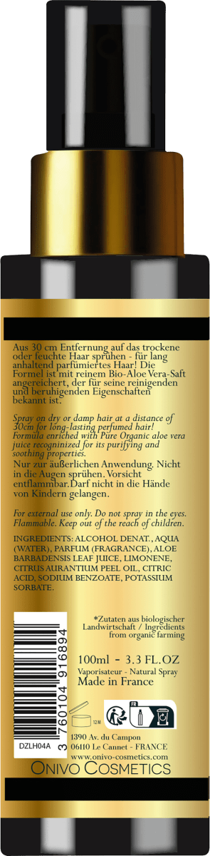 Haarparfüm INTENSE - Forever Gold, 100 ml