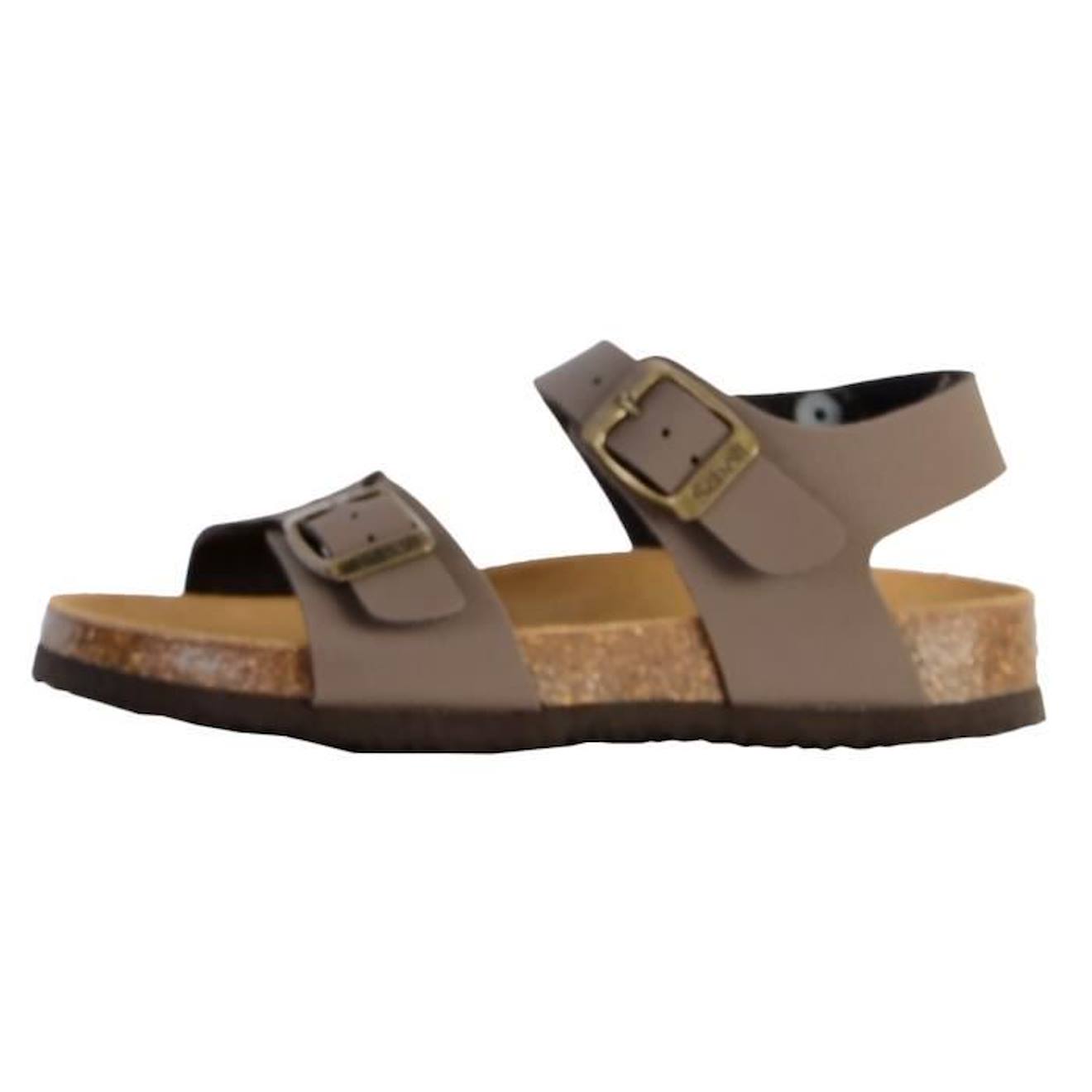 Mules Cuir Enfant Scholl Jean marron