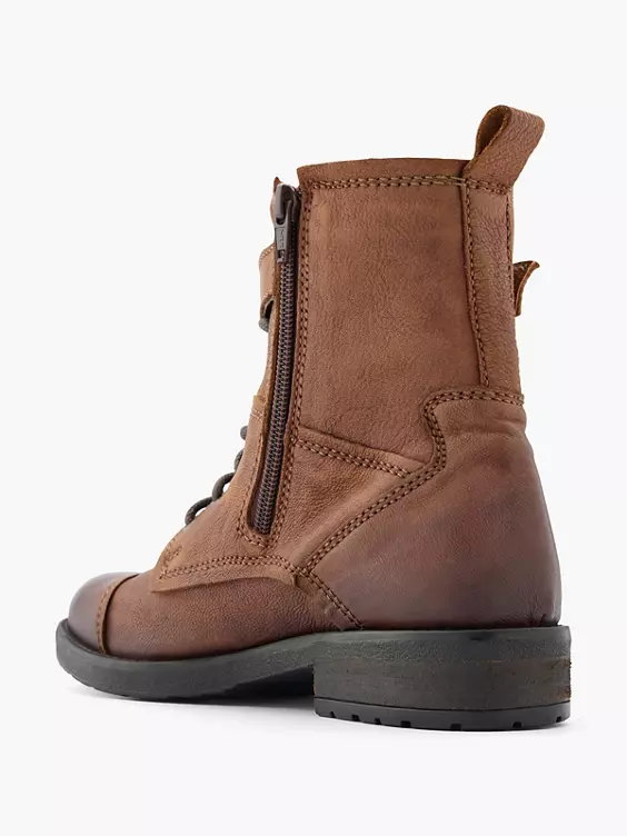 5th Avenue Leder Schnürstiefelette