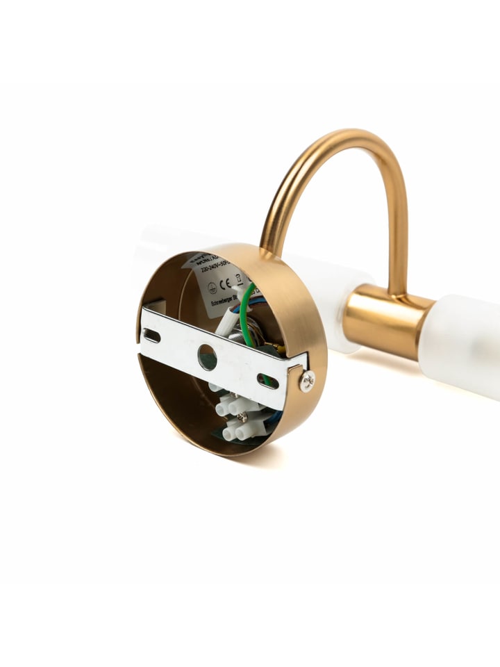 Licht-Erlebnisse Wandlampe in Messing günstig kaufen onesize
