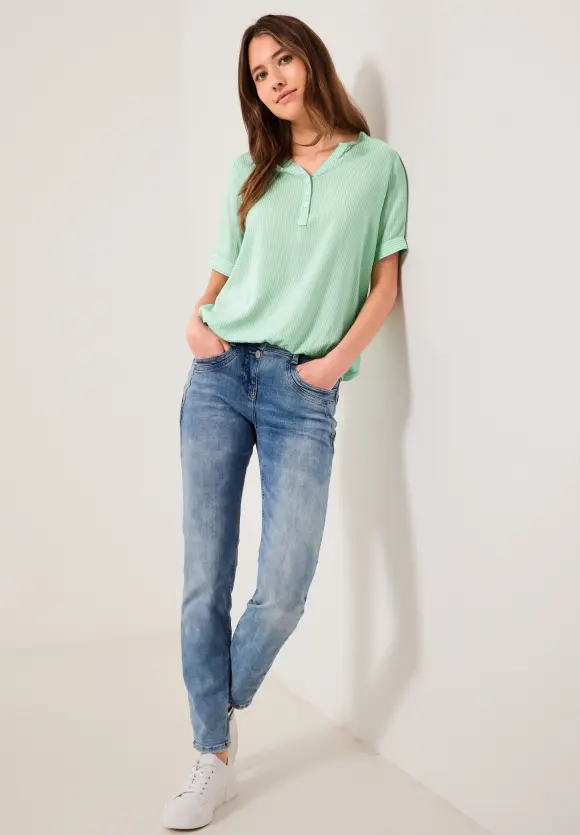 CECIL Bluse mit Turn-Up Ärmel