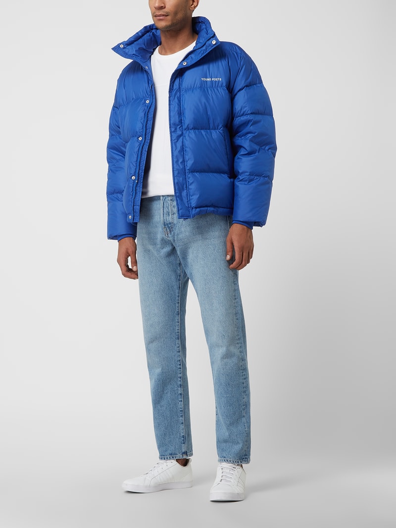 Daunenjacke mit Stehkragen Modell 'Mika' in royalblau