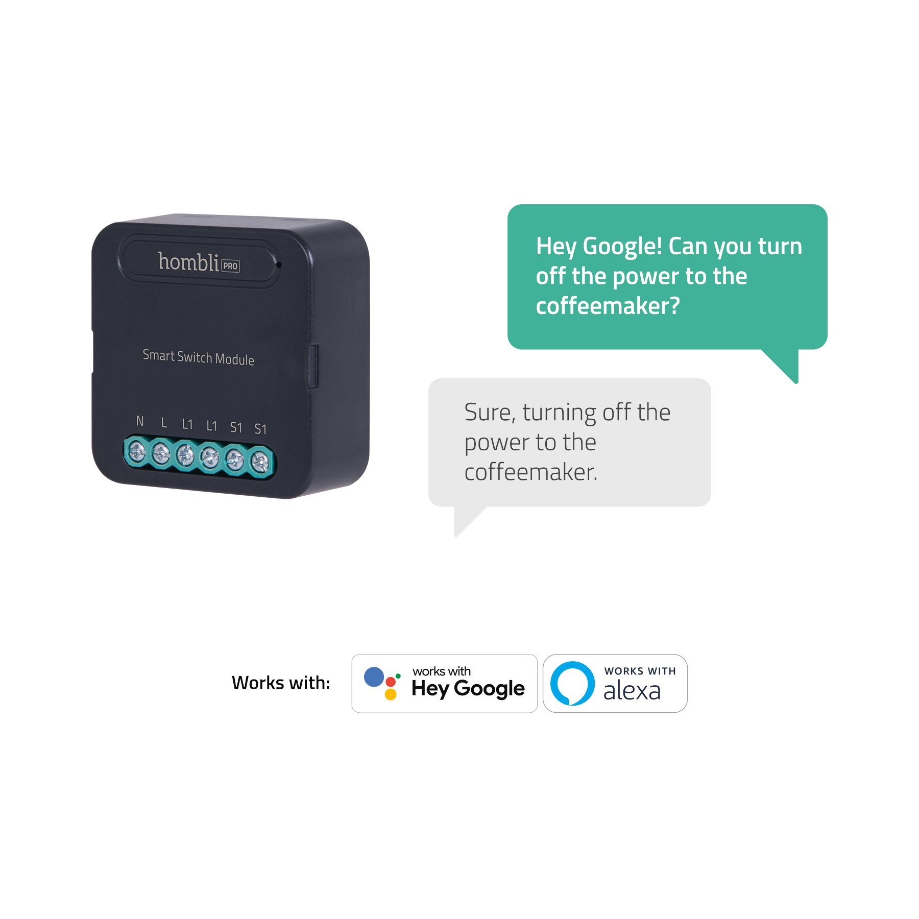 Hombli smartes Schaltmodul Smart-Home-Zubehör
