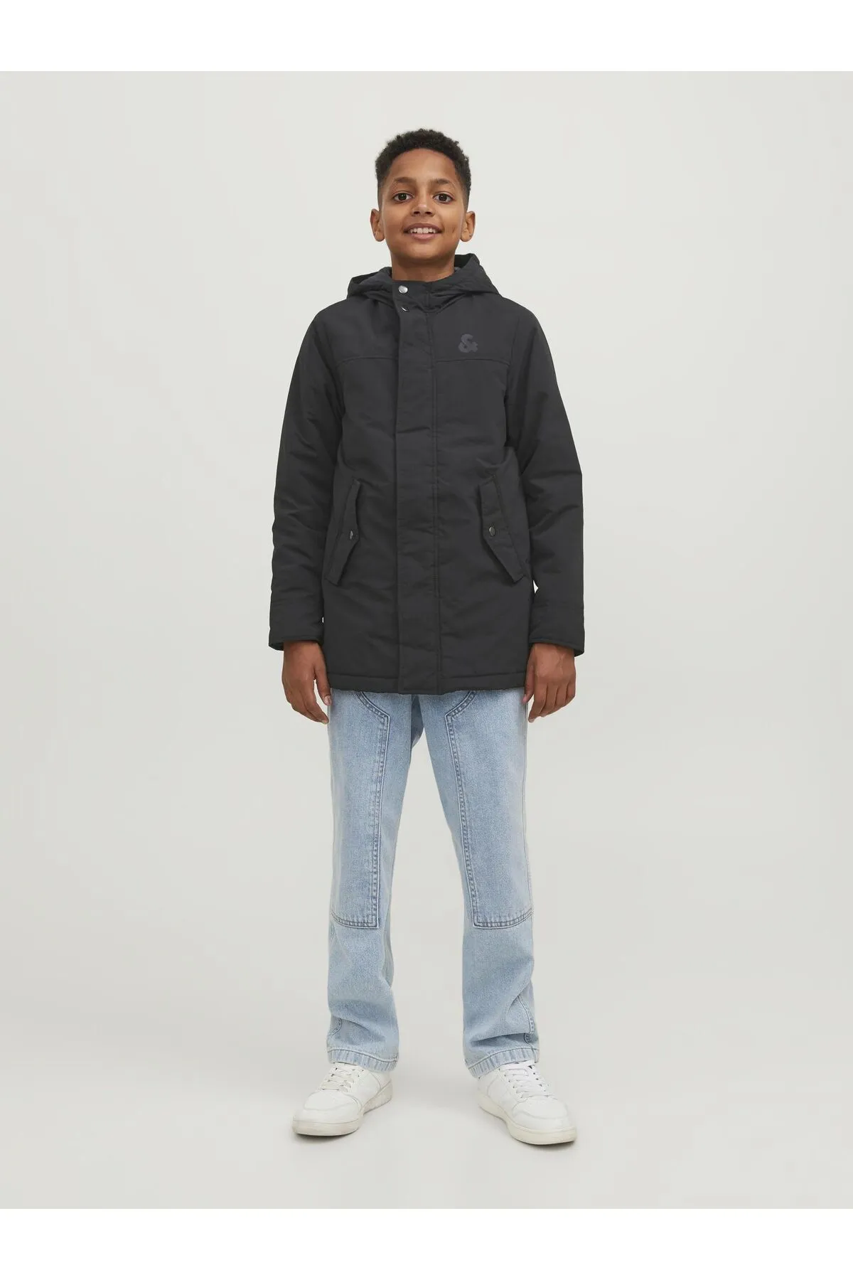 Jack & Jones Junior  Parka - Schwarz - Basic