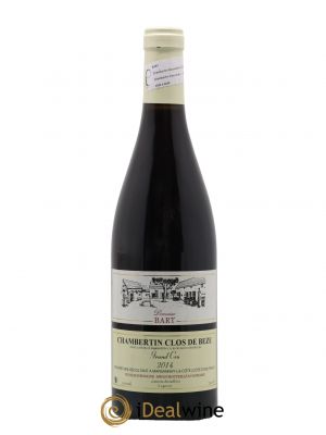 Chambertin Clos de Bèze Grand Cru Bart (Domaine)  2014 - Lot de 1 Bouteille