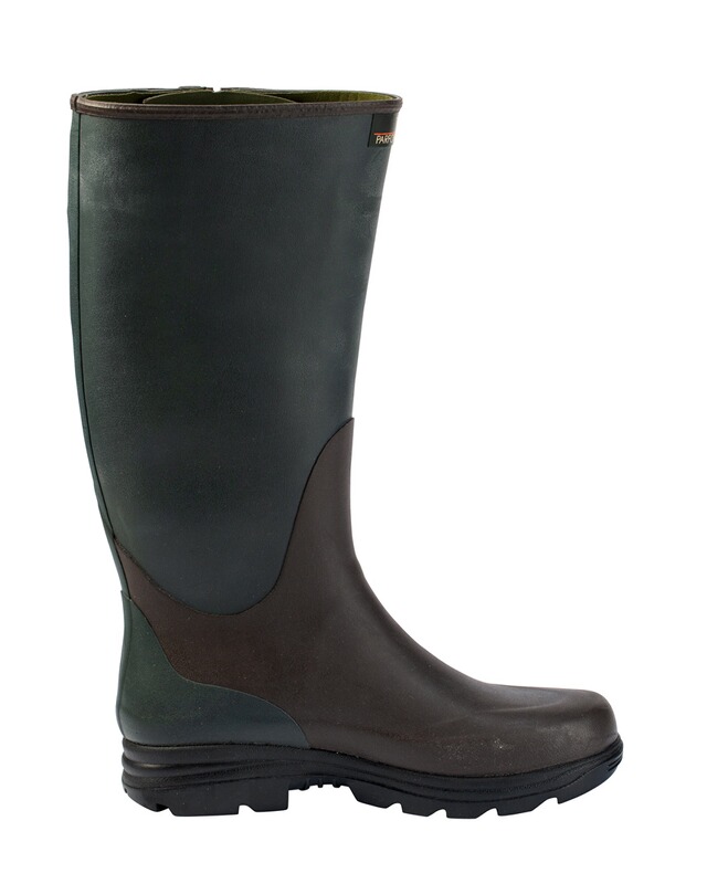 Parforce Gummistiefel Neo-2 mit Rei&szlig;verschluss und Neoprenfutter