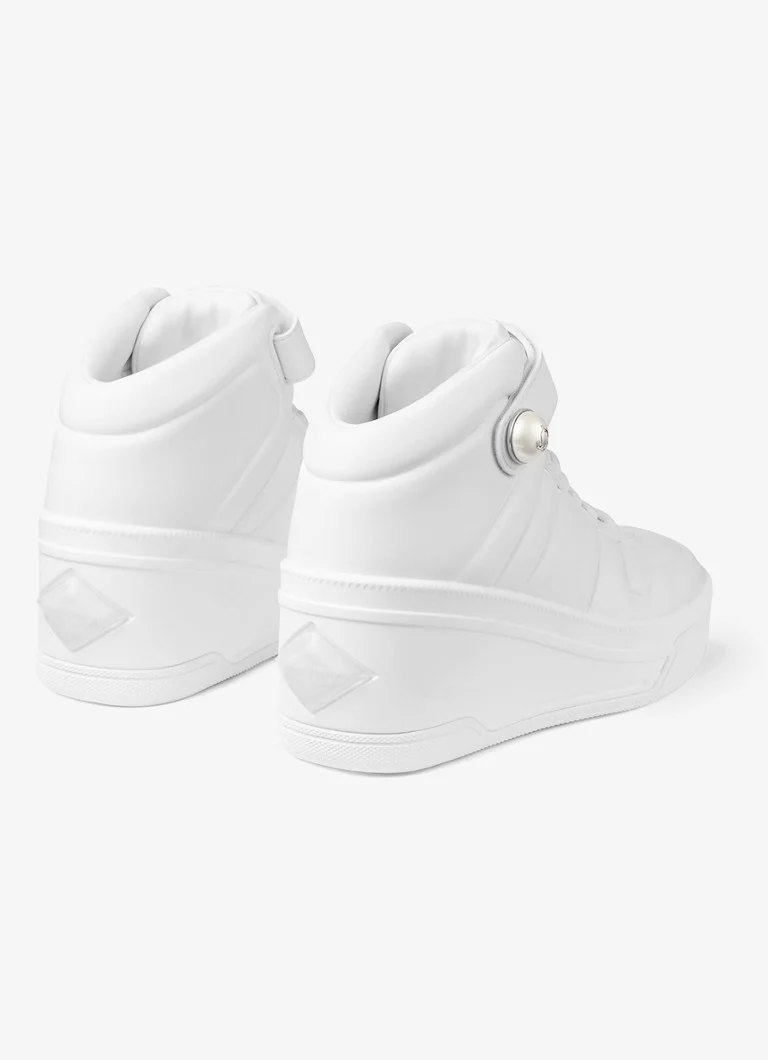 Jimmy Choo Del Mar teļādas kedas ar logotipu