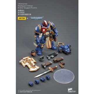 Warhammer 40k Actionfigur: Ultramarines - Bladeguard Veteran Brother Sergeant Proximo