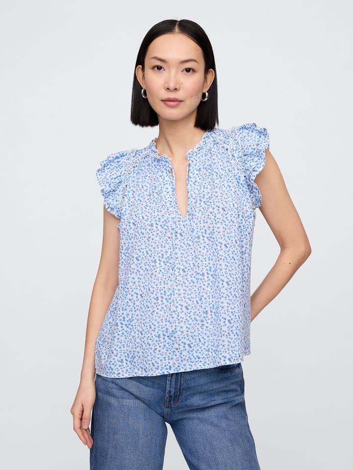 GAP Bluse in Hellblau günstig kaufen