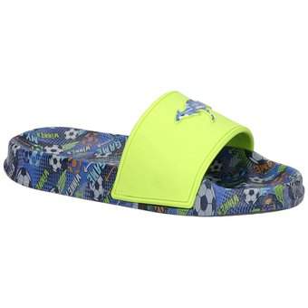 KangaROOS K Slide Print Badepantolette in grün
