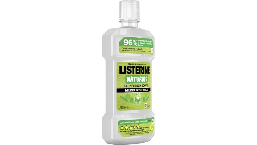 Listerine Mundspülung Naturals Zahnfleischschutz 500 ml