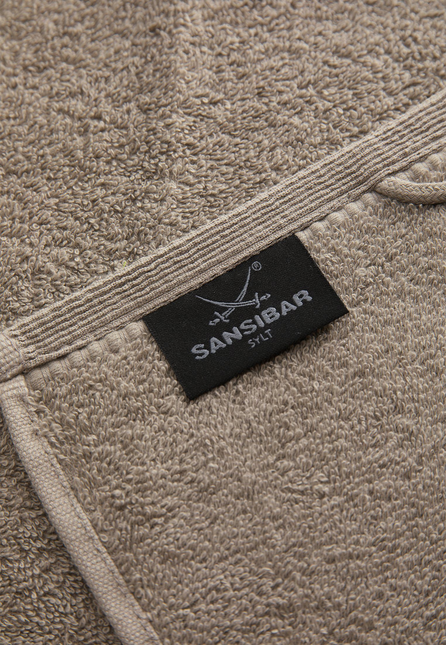 Sansibar Sylt Gästehandtücher Sansibar Sylt Handtuch Gästetuch Frottier-Serie Classic (Set, 4-tlg), mit hochwertiger Sansibar Säbel-Stickerei