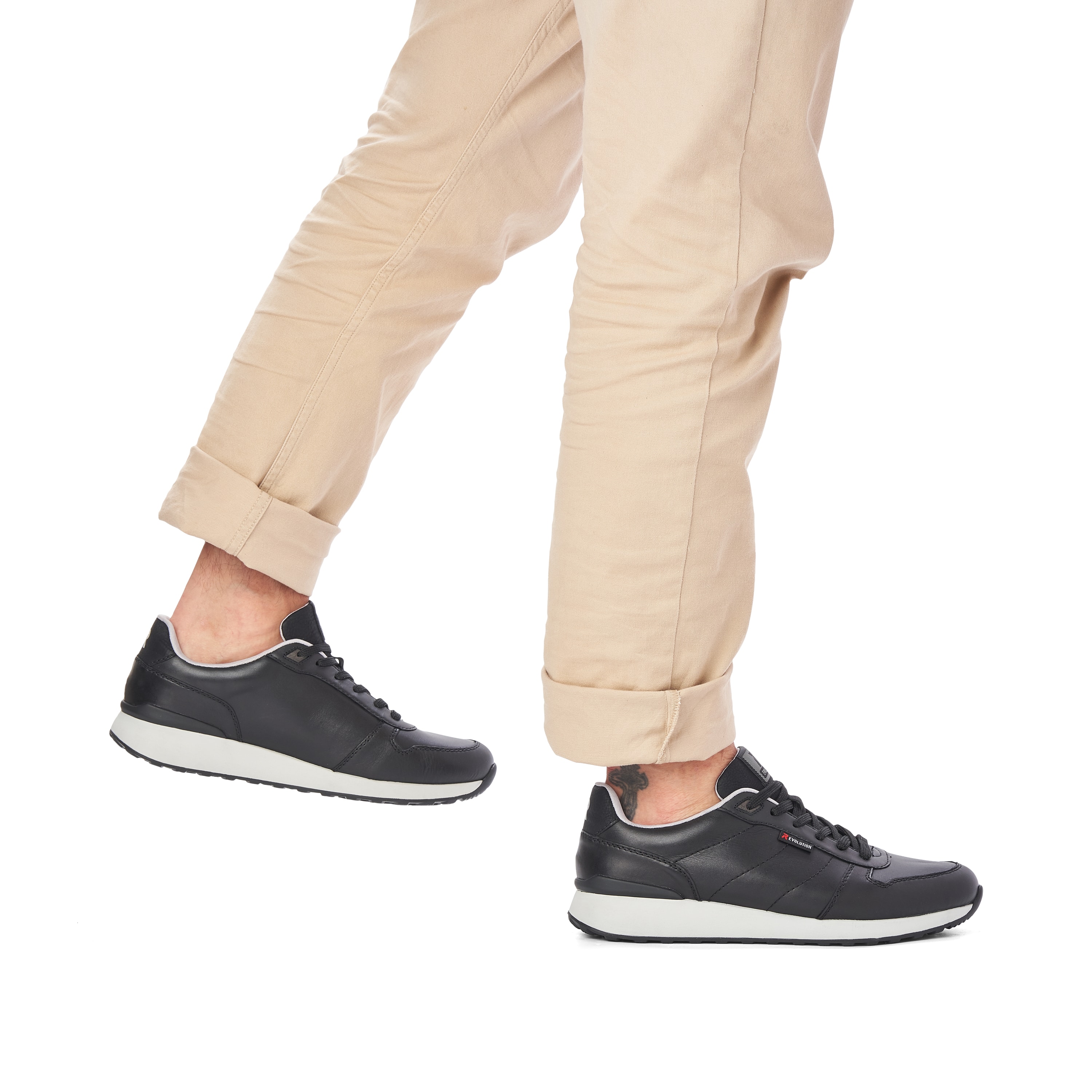 Rieker Herren Sneaker Low noir