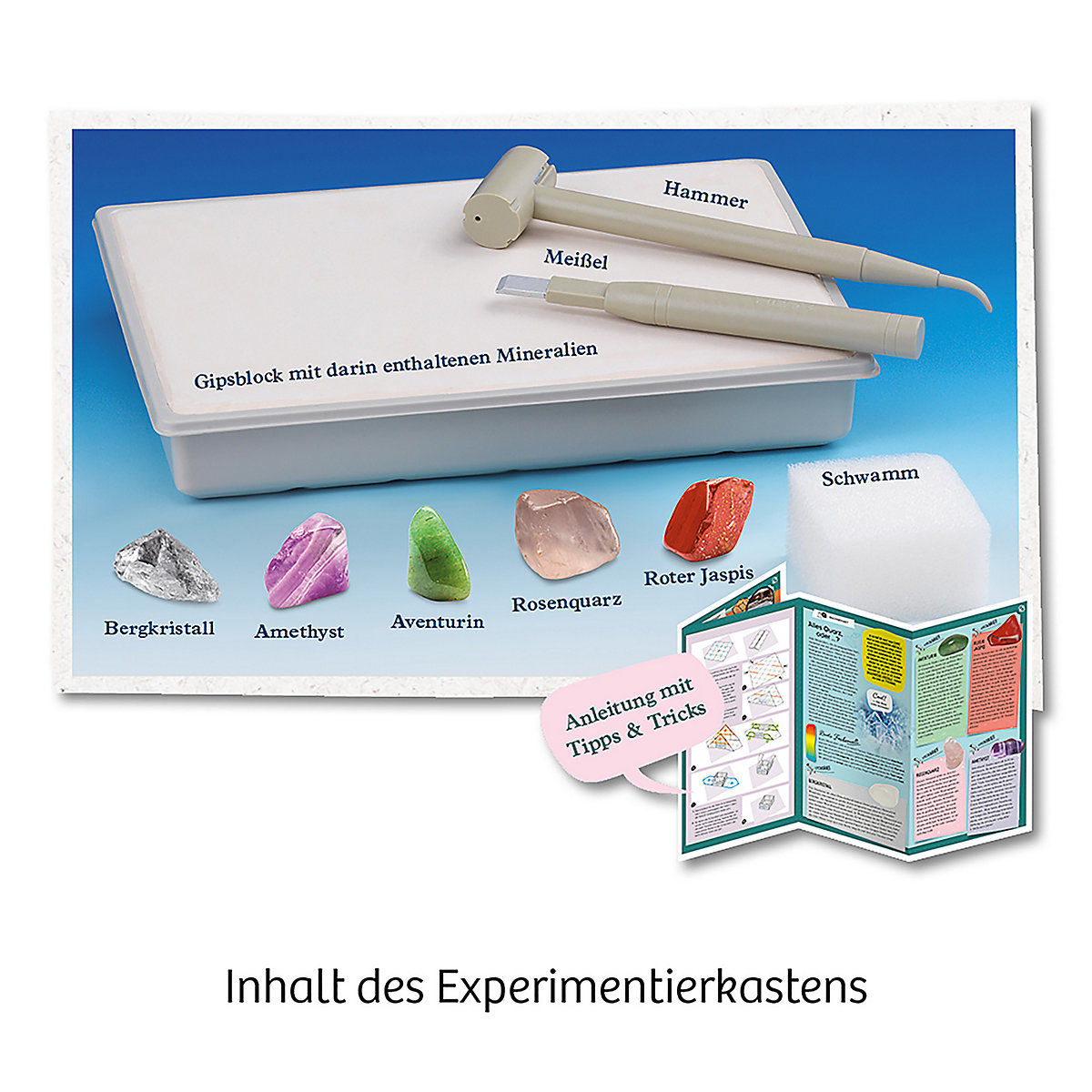 Ausgrabungs-Set Mineralien