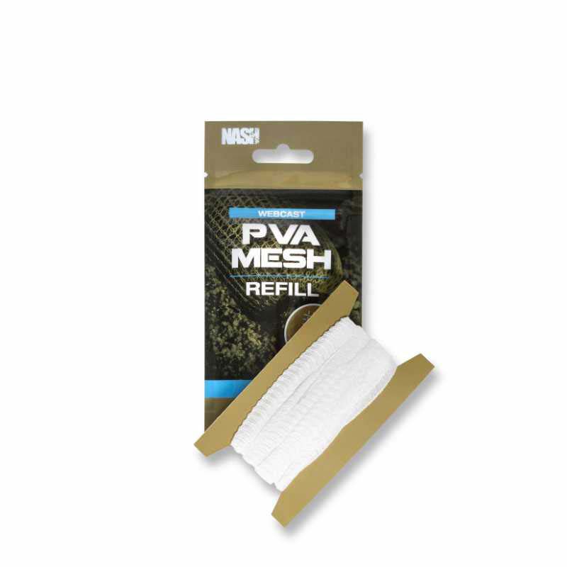 Filet Soluble Nash Webcast Ultra Weave PVA -täyttöpakkaus, kapea 23 mm