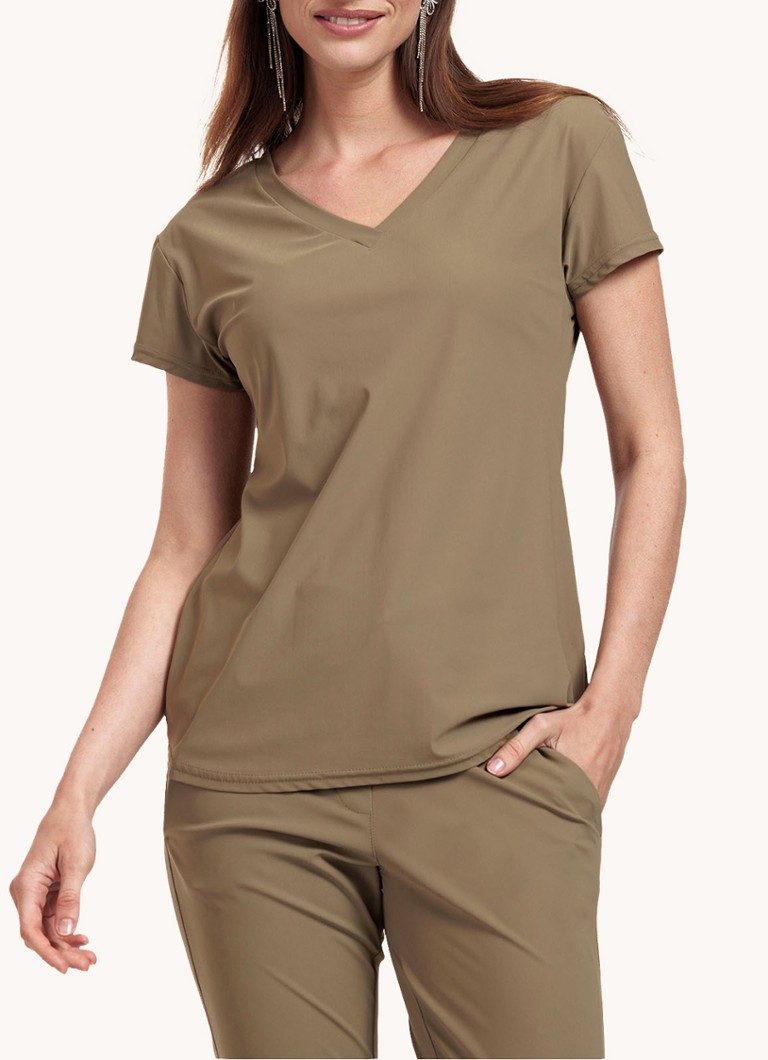Στούντιο Anneloes Roller T-shirt με λαιμόκοψη