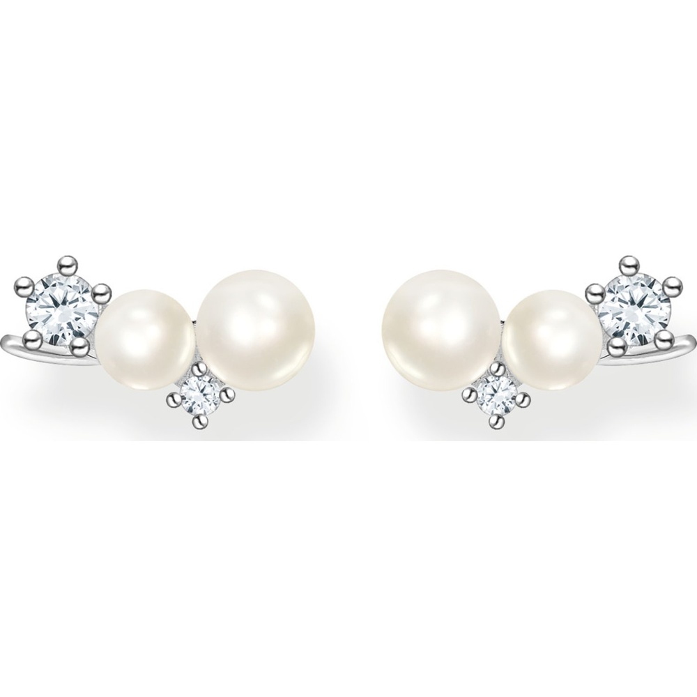 Thomas Sabo Boucles d'oreilles à fermoir à poussette 925 Argent Boucles d'oreilles