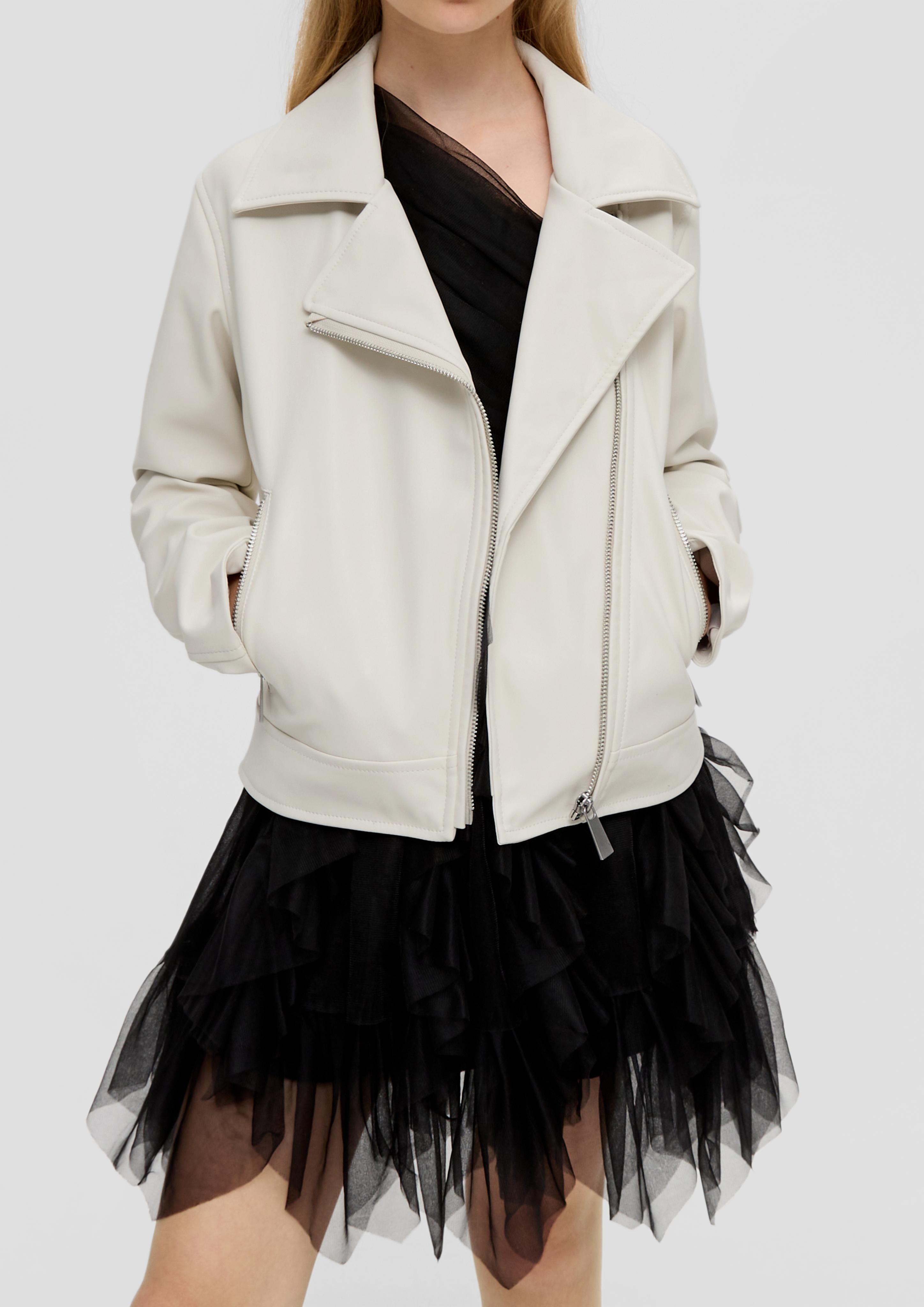 Bikerjacke mit Reißverschlusstaschen  2140218-0330