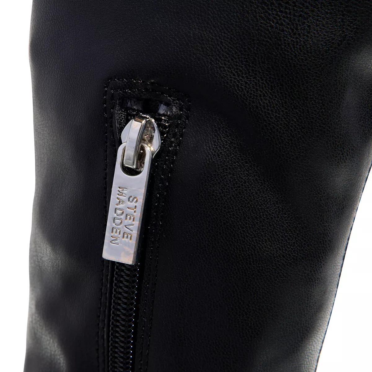 STEVEN MADDEN Stiefeletten schwarz Overknee-Boot
