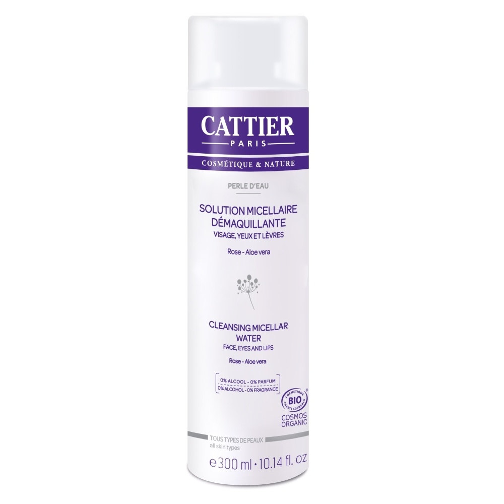 cattier Solution Micellaire Démaquillante - Perl e d'Eau - 300ml Soins visage