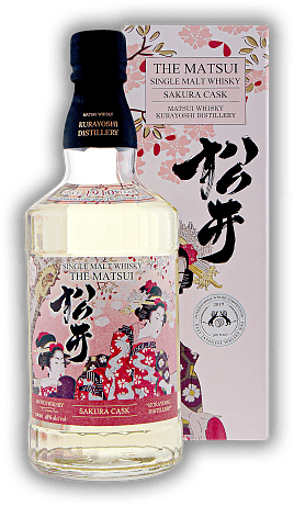 Matsui Single Malt Whisky Sakura Cask Matsui Single Malt Whisky Sakura Cask Limited Design Bottle. 0,7	 Liter - Vol 48%