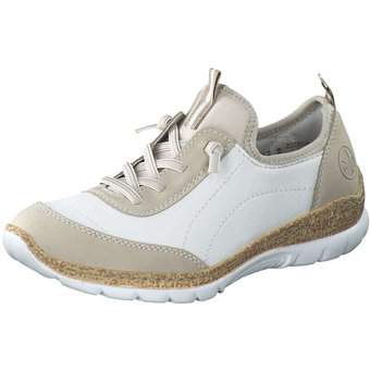 Rieker Slip On Sneaker in weiß