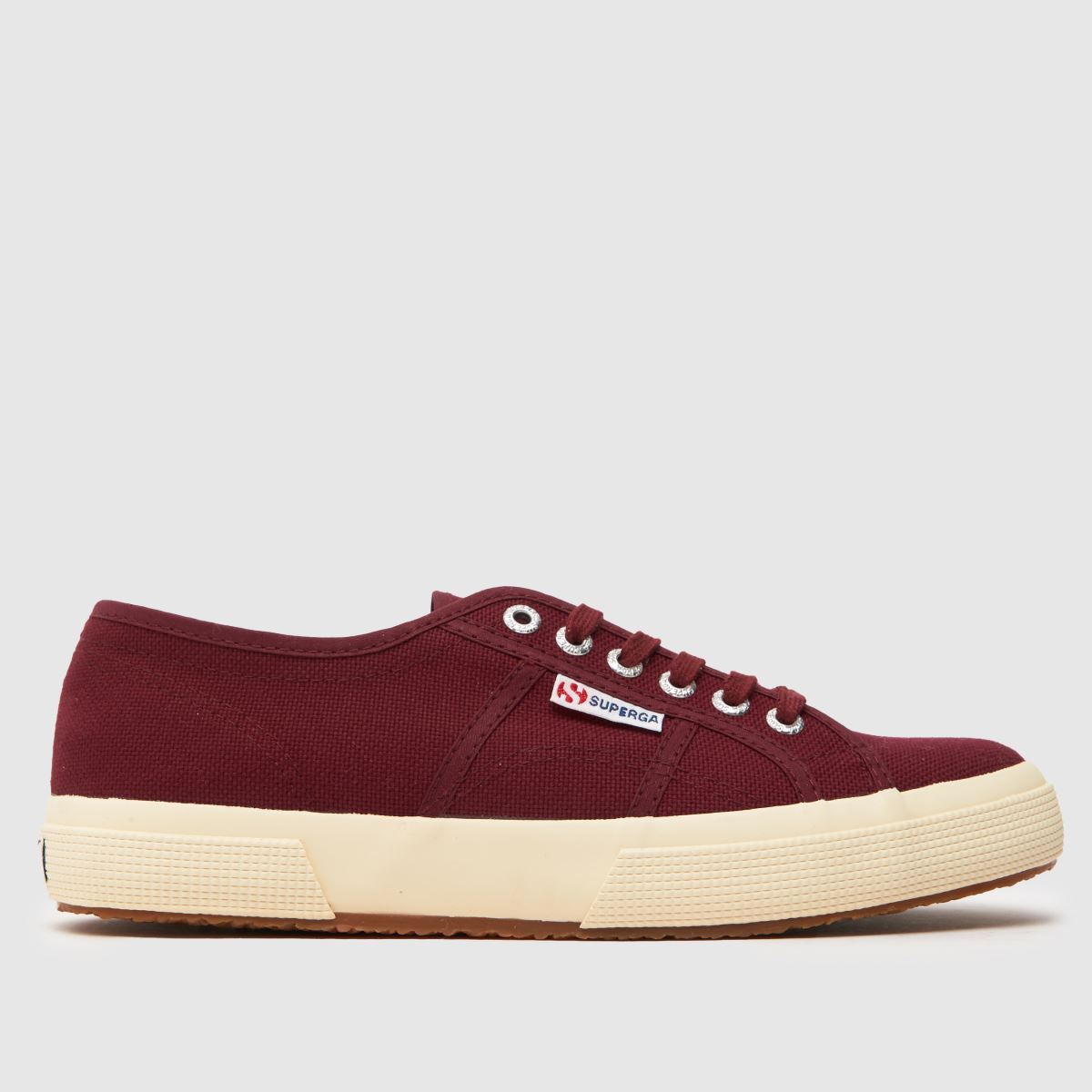 Superga 2750 Cotu klassiska sneakers i vinröda