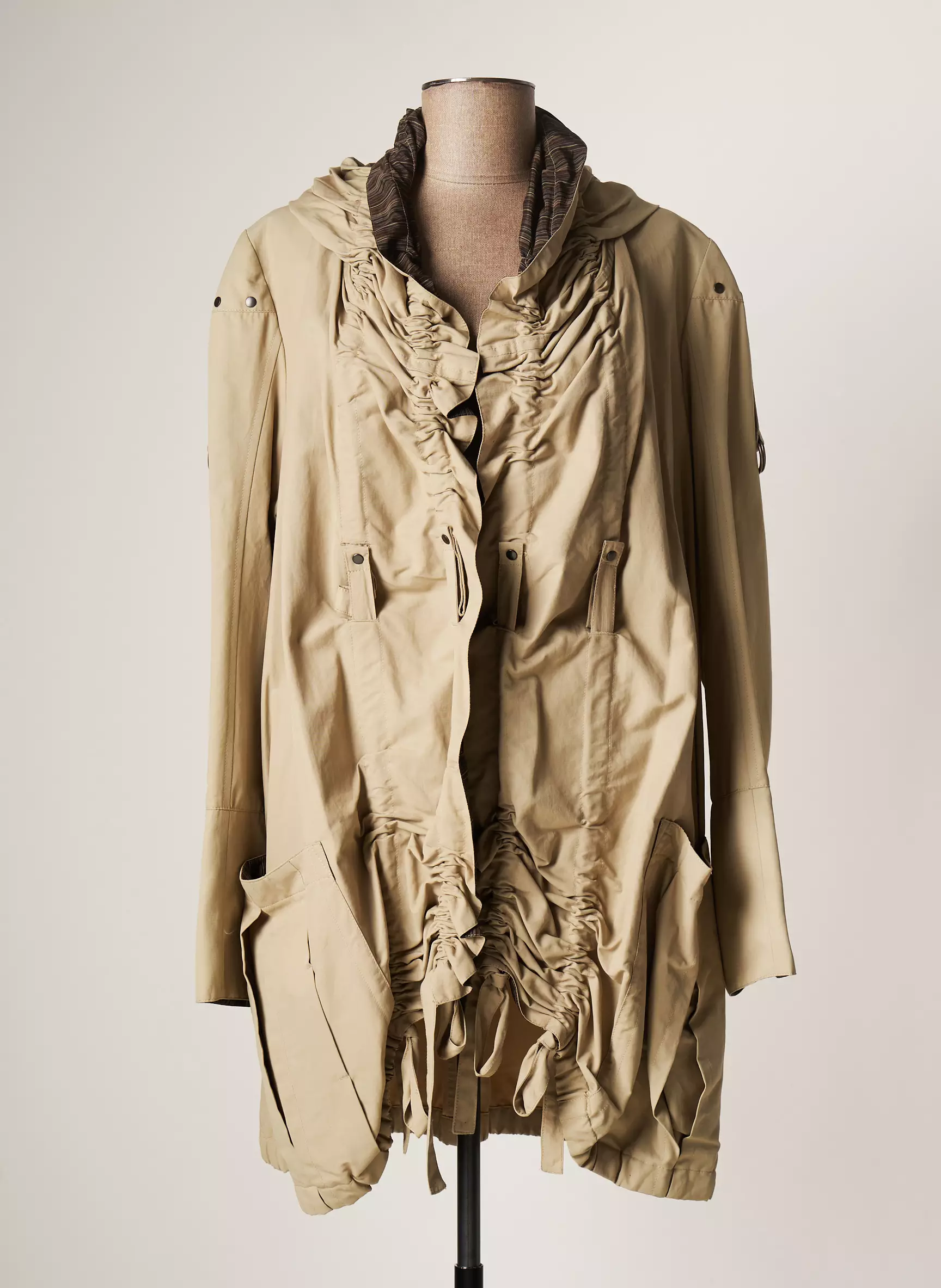 Lauren Vidal Vestecasual Femme couleur beige