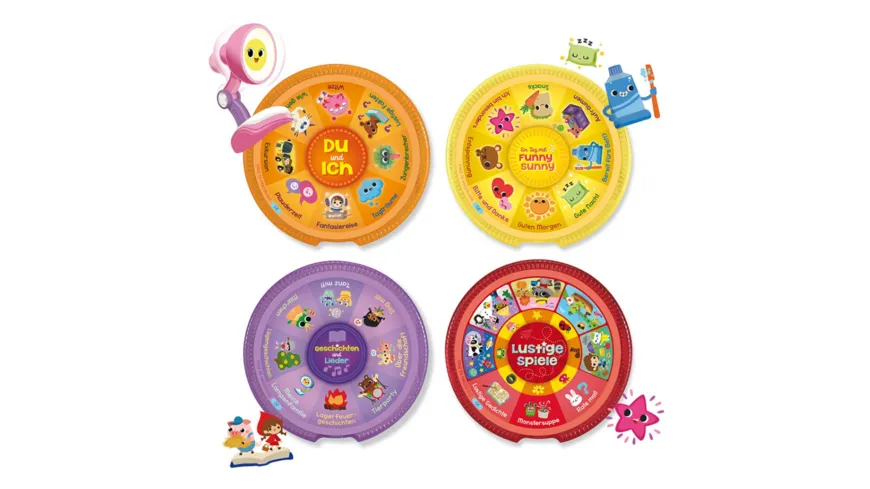 VTech - Funny Sunny, die interaktive Lampen-Freundin pink