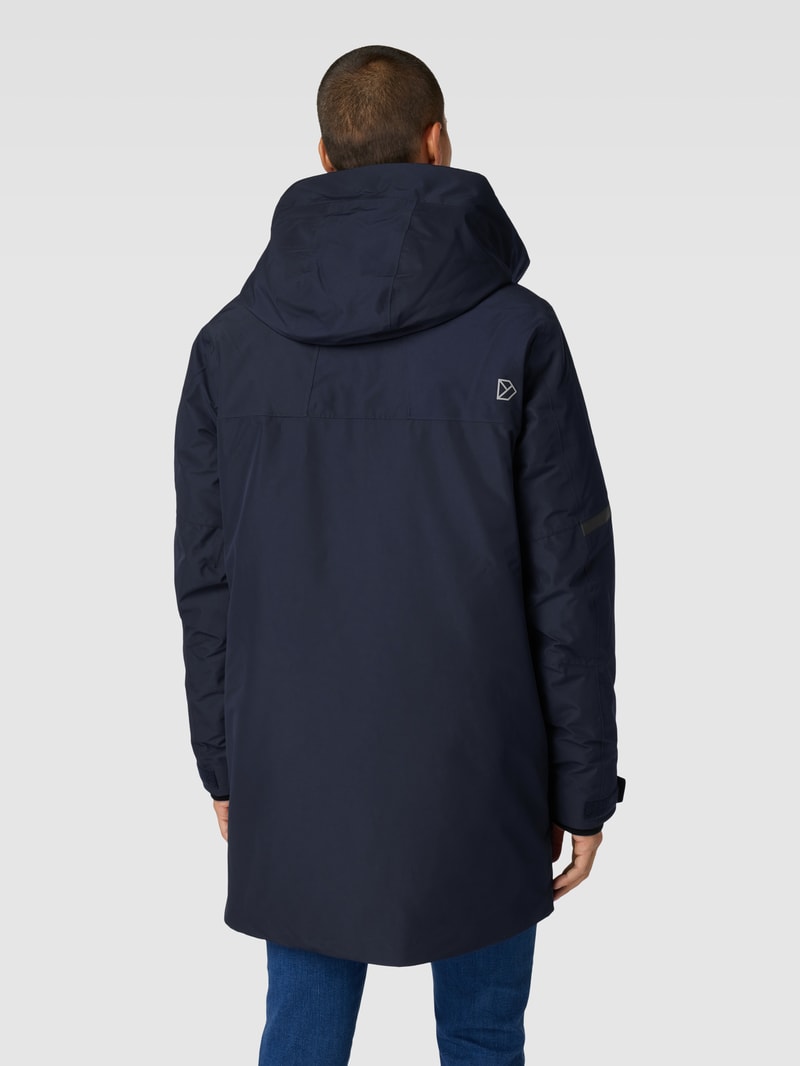 Parka mit Cargotaschen Modell 'DREW' in marineblau