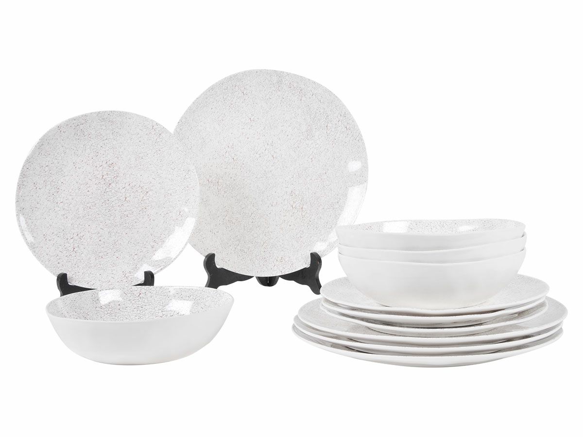 Kampa Natural Stone 12-teiliges Geschirrset