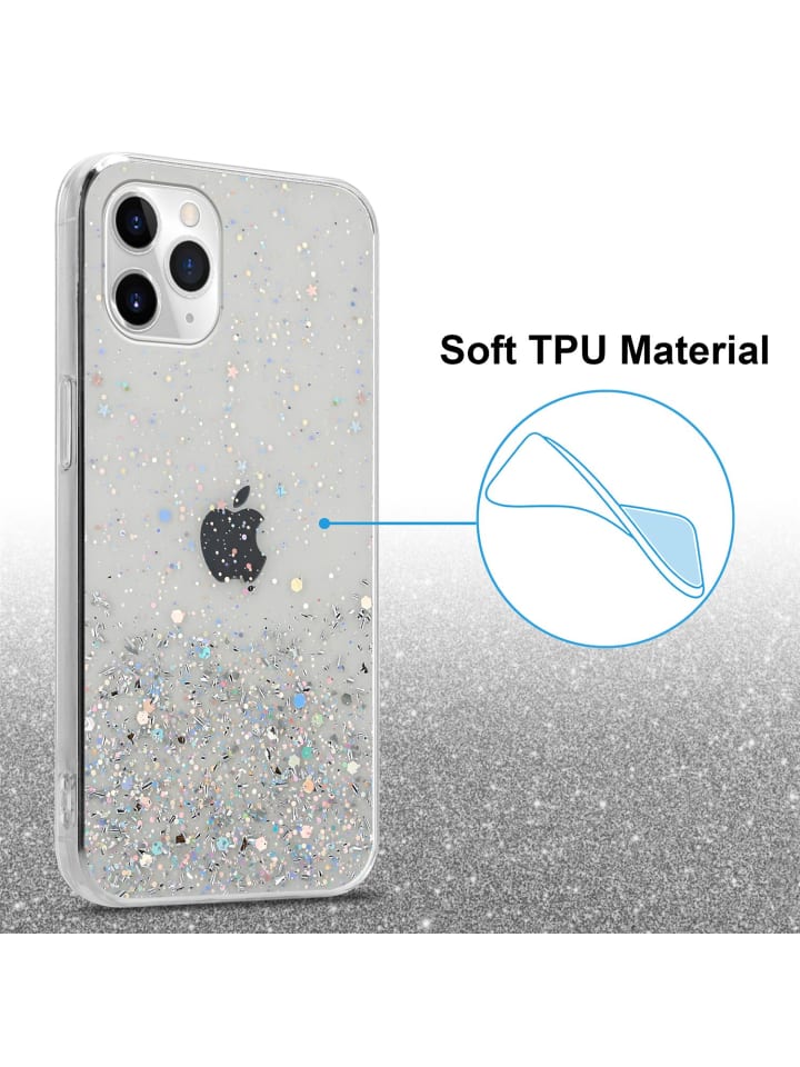 cadorabo Hülle für Apple iPhone 11 Glitter in Transparent mit Glitter günstig kaufen iPhone 11