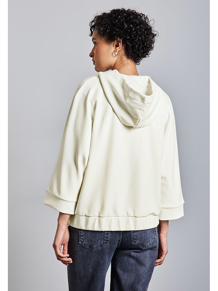 Street One Sweatjacke in Creme günstig kaufen