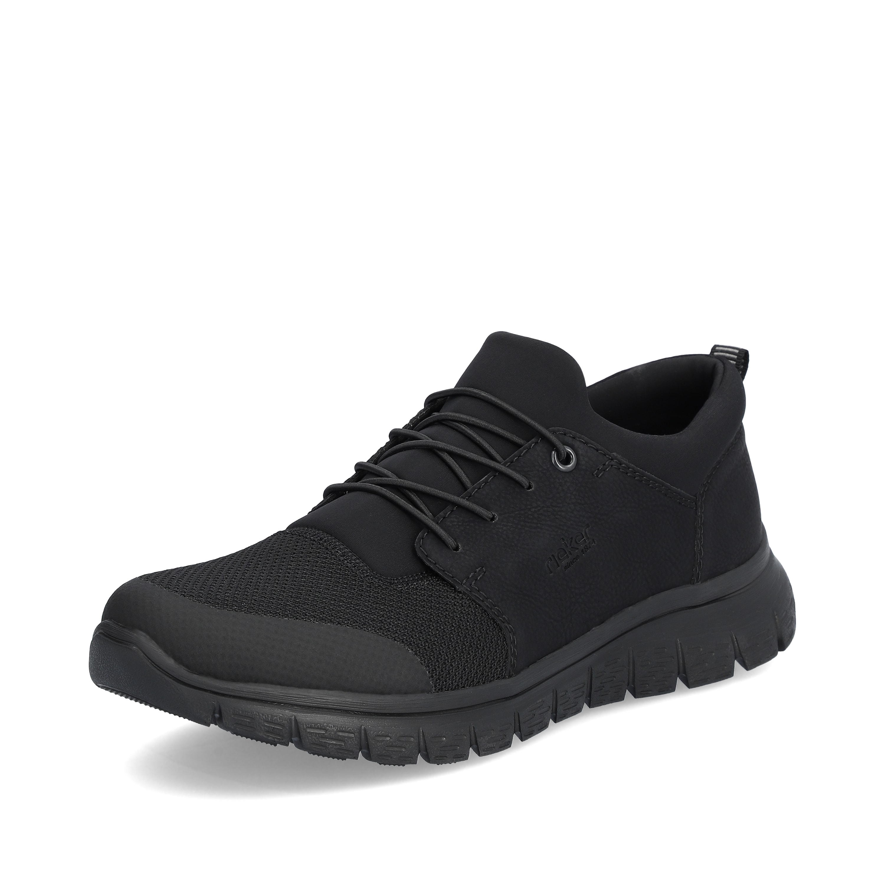 Rieker Herren Slipper tiefschwarz