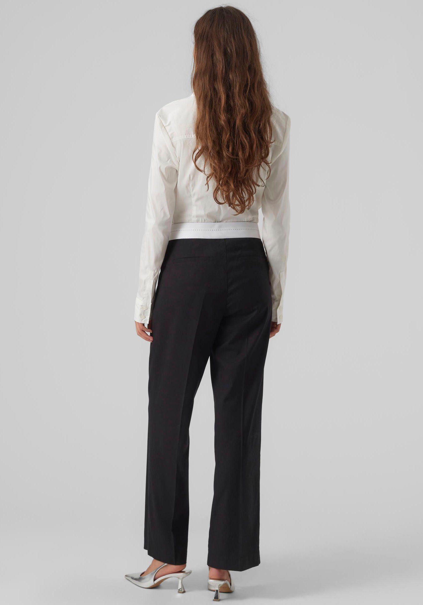 Vero Moda Langarmbody VMLADY L/S G-STRING SHIRT WVN NEW NOOS