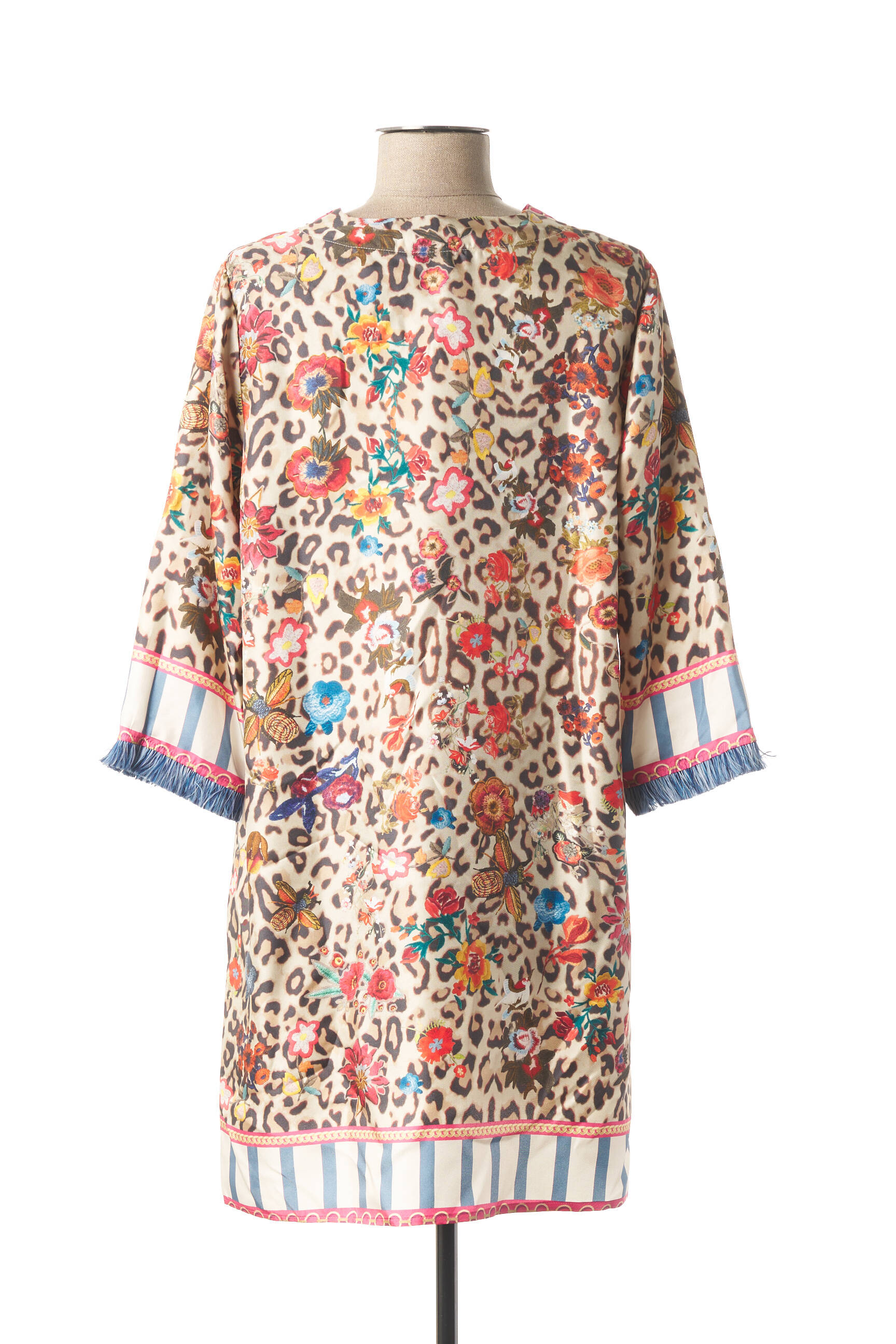 Mucho Gusto Tuniquemanchelongue Femme couleur beige