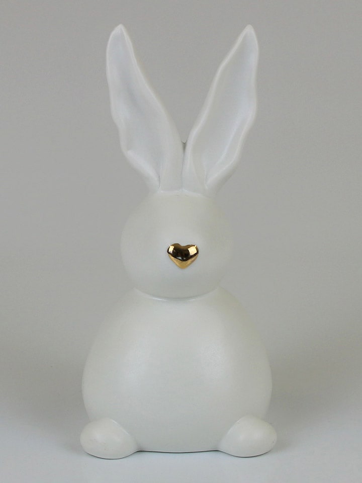 AM Design Dekofigur ''Hase'' in Weiß - (B)11 x (H)21 x (T)10 cm günstig kaufen onesize
