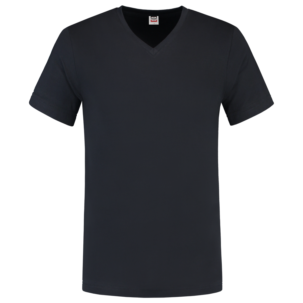 Tricorp 101005 Tamnoplava 101005 Tamnoplava majica kratkih rukava V Hals Slim Fit